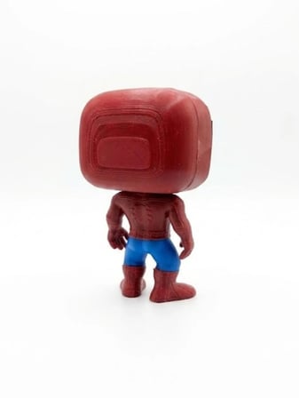 Adam (Spider-Man) Mini Figür - 3D Yazıcı Üretimi Özel Tasarım Masa Üstü Dekoratif İbibik / Pop Tarz Figür - 10 cm