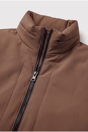 Dik Yaka Su Geçirmez İçi Dolgulu Basic Mont