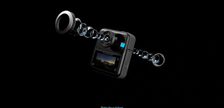 Kandao QooCam 3 Motosiklet Aksiyon 360 Derece Kamera Set