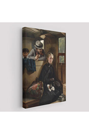 Berthold Woltzeien'in Taciz Eden Adam Yüksek Kaliteli Kanvas Canvas Tablo