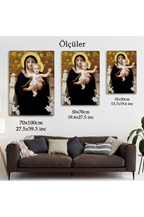 Zambak İle Bakire Tablosu The Madonna of the Lilies