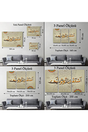 İslami Dini Kanvas Duvar Yüksek Kaliteli Kanvas Canvas Tablo Tabloları