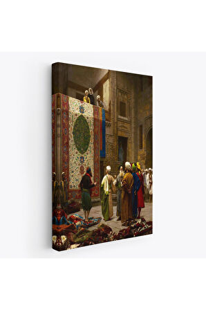 Osman Hamdi Bey'in Halı Tüccarı İsimli Eseri Kanvas Tablo