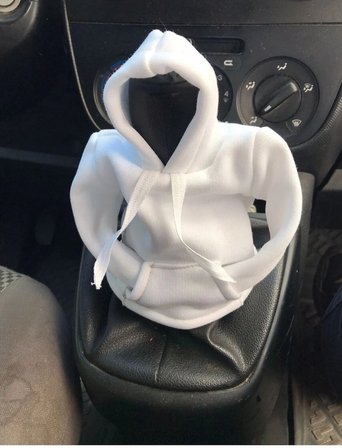 Vites Kılıfı Uyumlu Kapşonlu Sweatshirt Vitese Geçmeli Vites Topuzu Kılıfı