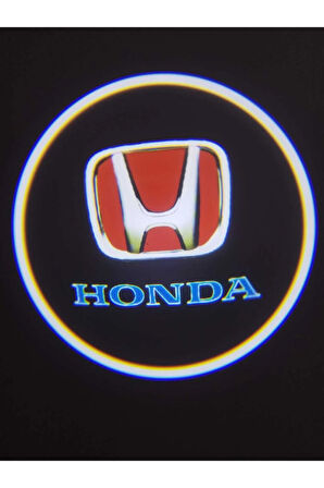 Honda Kapı Altı Logo Kapı Altı Led Mesafe Sensörlü Pilli Yapıştırmalı Yeni Nesil