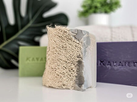 KAIA AKTIF KARBON OZLU SUTLU KABAK LIFLI SABUN 160GRAM 2Lİ