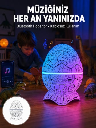 Uzaktan Kumandalı, Usb Girişli, Döner Projektör Lamba Yeni Nesil