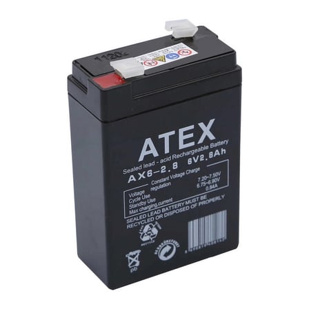 Atex Ax6-2.8 6v 2.8ah Akü