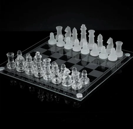 Cam Satranç Takımı 25*25cm