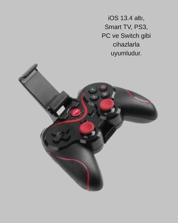 Ergonomik Tasarımlı Şarjlı Kablosuz Gamepad