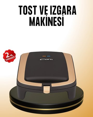 Tost Makinesi Hızlı Pişirme Teknolojisi 1500 Watt