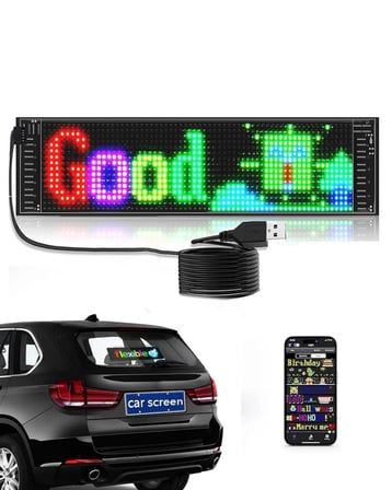 Akıllı Led Ekran Paneli Uygulama Kontrollü Yazı Ve Animasyon Gösterimi