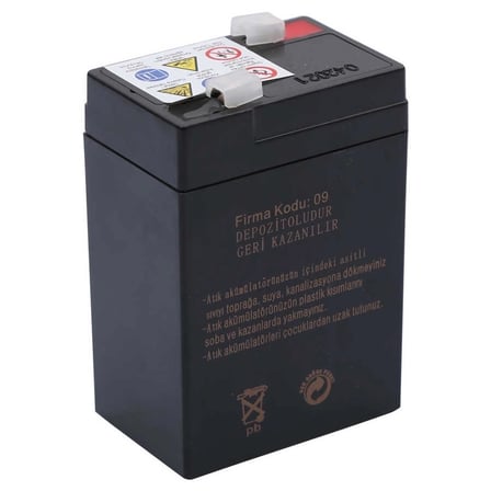 Ataba At-640 6v 4ah Işıldak Aküsü