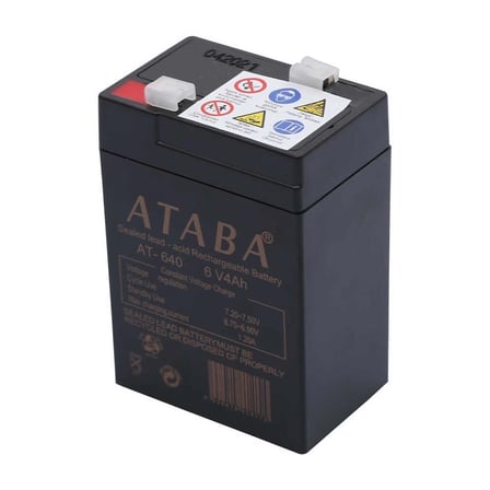 Ataba At-640 6v 4ah Işıldak Aküsü