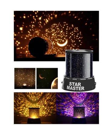 Led Yıldız Projeksiyon Lambası Romantik Oda Atmosfer Işığı