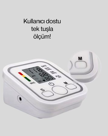 Elektronik Tansiyon Ölçer Lcd Dijital Ekranlı