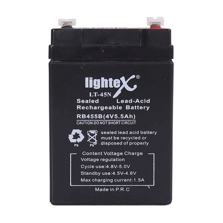 Lightex Lt-45 4v 5.5ah Işıldak Fener Aküsü