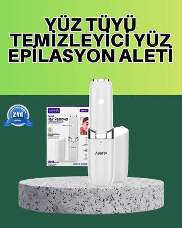 Hassas Ciltler İçin Led Destekli Yüz Epilasyon Cihazı