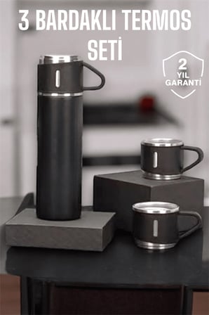 500 Ml Kapasiteli Taşınabilir Basınçlı Termos Seti Günlük Kullanım İçin İdeal