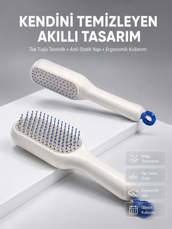 Kolay Temizlenen Fırçası Evcil Hayvanlara Özel Tüy Temizleme