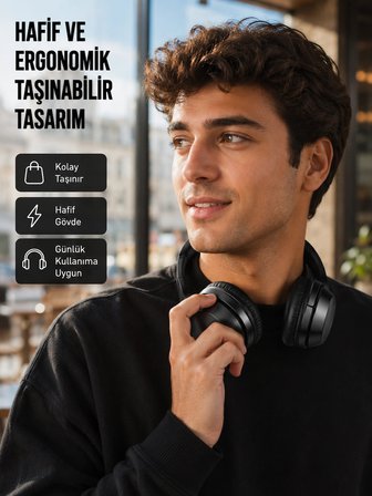 Modern Cihazlarla Uyumlu Kablolu Kulaklık – Yüksek Ses Kalitesi, Gürültü Azaltıcı Mikrofon Yeni Nesi