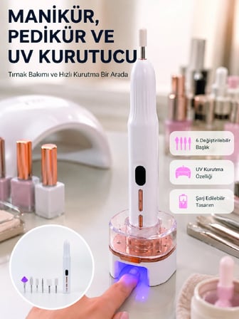 Jel Oje Kurutma Ve Tırnak Bakımı Cihazı