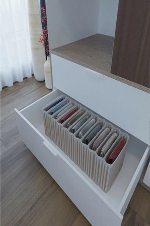 11 Bölmeli Dolap Ve Çekmece Içi Düzenleyici Akordiyon Organizer M-00500 (3 Adet) 00517