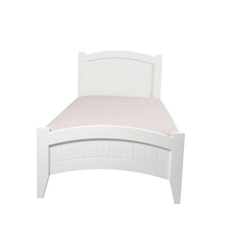 Karya Modern İnci Beyaz Tek Kişilik Karyola 120x200