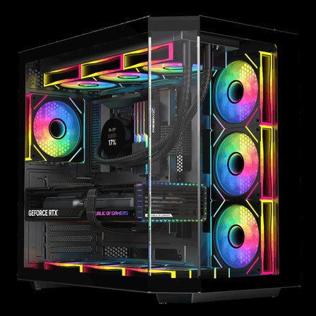 Eternal Power VORTEX CORE Ryzen 5 7500F RTX 4060 16GB DDR5 1TB M.2 B650M WIFI 650W 360mm Gaming PC