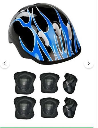 Driftcar Hoverboard Paten Scooter Kaykay Kaskı Çocuk Kask Dizlik Dirseklik Ellik Koruyucu Set