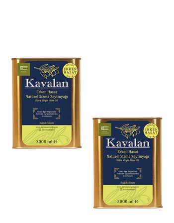 2X3 Lt Kuzey Ege Erken Hasat Soğuk Sıkım Natürel Sızma Zeytinyağı