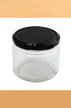 1 Adet Kavanoz Kapağı Siyah Renk Standart Kavanoz Kapağı