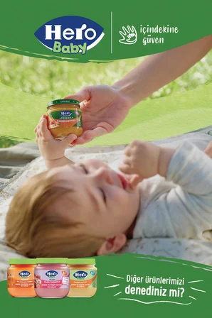 Hero Baby Organik Kayısı Kavanoz Mama 120g x6