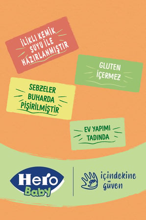 Hero Baby Gourmet Karışık Sebzeli Kavanoz Mama 120g x6