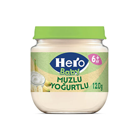 Hero Baby Muzlu Yoğurtlu Kavanoz Mama 120g x12
