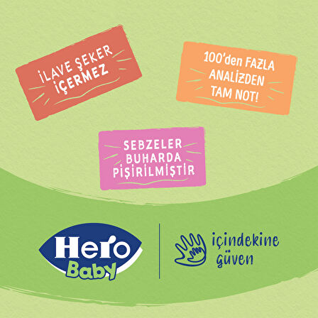 Hero Baby Anadolu Sebzeleri Kavanoz Mama 120g x12