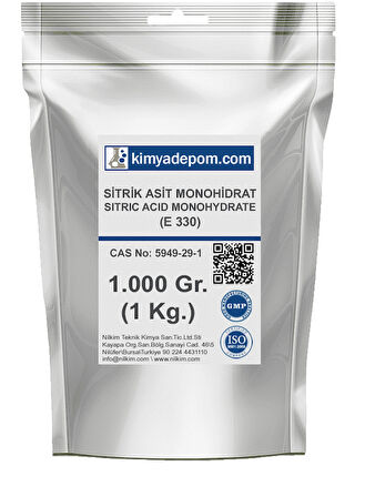 Sitrik Asit Monohidrat 1 Kg.