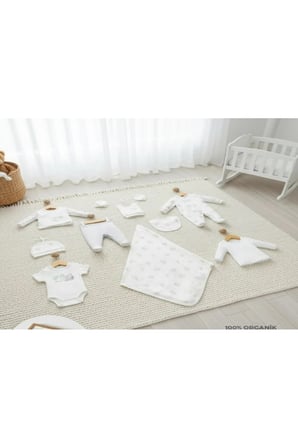 %100 Organi̇K Tropical Koala Desenli̇ 10 Lu Hastane Cikis Seti̇
