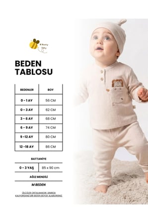 %100 0Rgani̇K Pamuk Kelebek Baskili 10 Parca Kiz Bebek Hastane Cikis Seti̇
