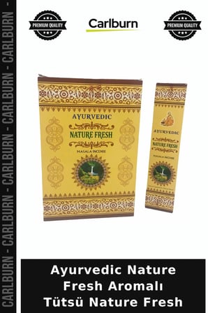 Özel Üretim Aromatik Doğal Rahatlatıcı Meditasyon Ayurvedic Nature Fresh Aromalı Tütsü Nature Fresh