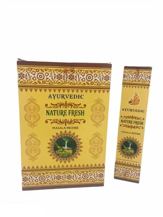Özel Üretim Aromatik Doğal Rahatlatıcı Meditasyon Ayurvedic Nature Fresh Aromalı Tütsü Nature Fresh