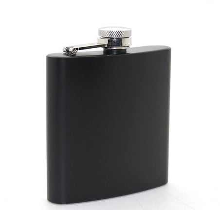 Özel Üretim Şık Tasarım Hediyelik Kompakt Dayanıklı Metal Paslanmaz Çelik 6 Oz Tekli Matara Alk46