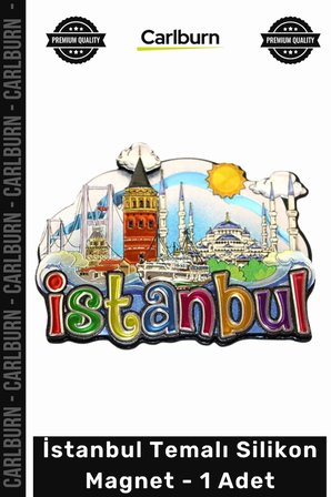 #Magnet Hediyelik Eşya Hatıra Mıknatıslı Buzdolabı Süsü Modern İstanbul Temalı Silikon Magnet