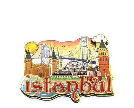 Özel Üretim Turistik Hediyelik Hatıra Şehir Galata Kulesi Tasarım İstanbul Temalı Magnet 1 Adet