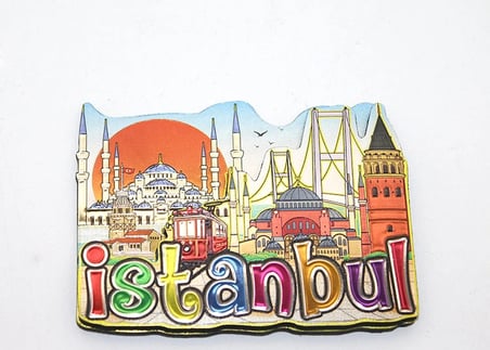 #magnet hediyelik eşya hatıra dekoratif buzdolabı süsü turistik şehir i̇stanbul temalı magnet