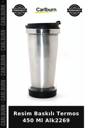 Özel Üretim Hediye Kişiselleştirilmiş Aksesuar Resim Baskılı Termos 450 Ml Alk2269