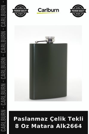 Özel Üretim Cepli Metal Kamp Outdoor Erkek Hediye Şık Paslanmaz Çelik Tekli 8 Oz Matara Alk2664
