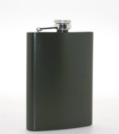 Özel Üretim Cepli Metal Kamp Outdoor Erkek Hediye Şık Paslanmaz Çelik Tekli 8 Oz Matara Alk2664