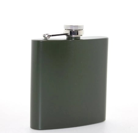 Özel Üretim Cepli Metal Kamp Erkek Hediye Seyahat Paslanmaz Çelik Tekli 6 Oz Matara Alk2665