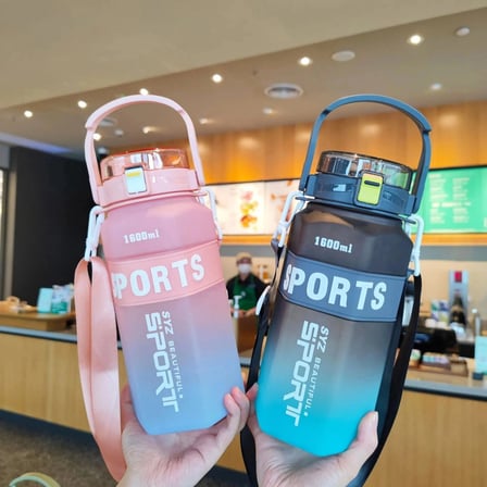 Sport Su Matarası 1600 Ml BPA İçermez Büyük Mataralar Sağlıklı Suluk Antrenman Suluğu
